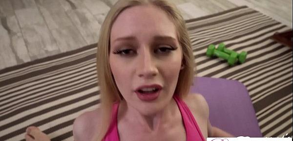  "Oh My God Did You Just Put Your Dick In Me" Yoga Step Sis Creampie